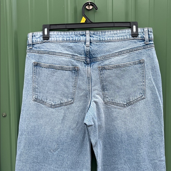 Distressed Denim Wide Leg Jeans Pants 2-Pack Size 12 - Picture 4 of 8